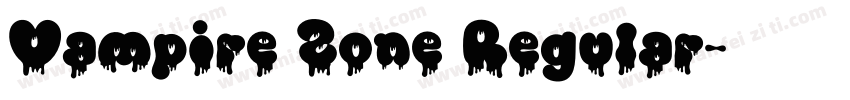 Vampire Zone Regular字体转换